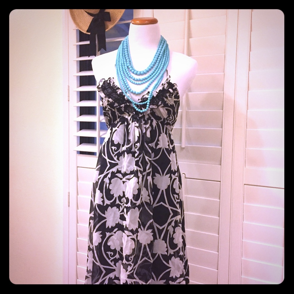 Milly silk halter sundress size 2